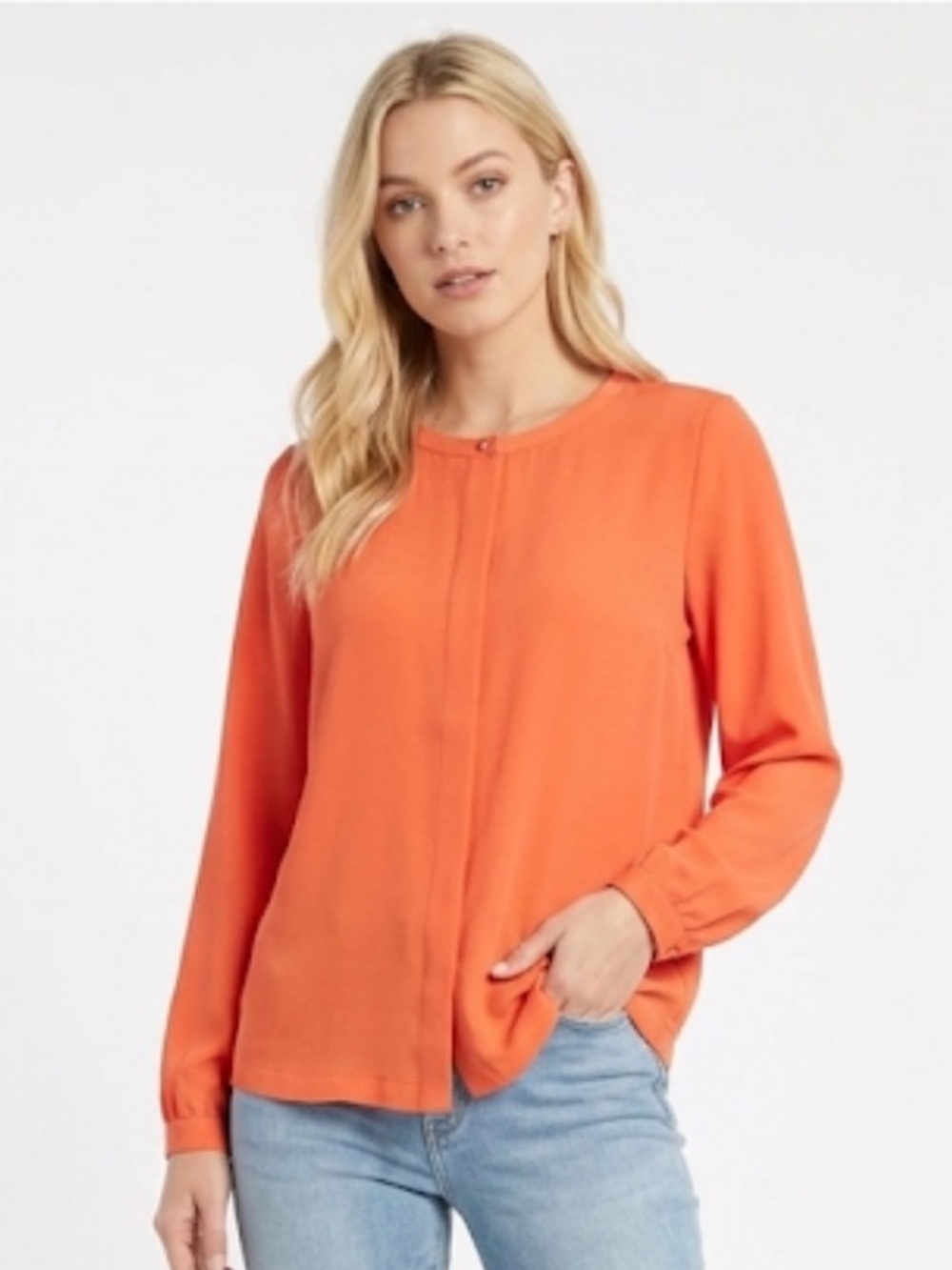 Pendleton Orange top size 6